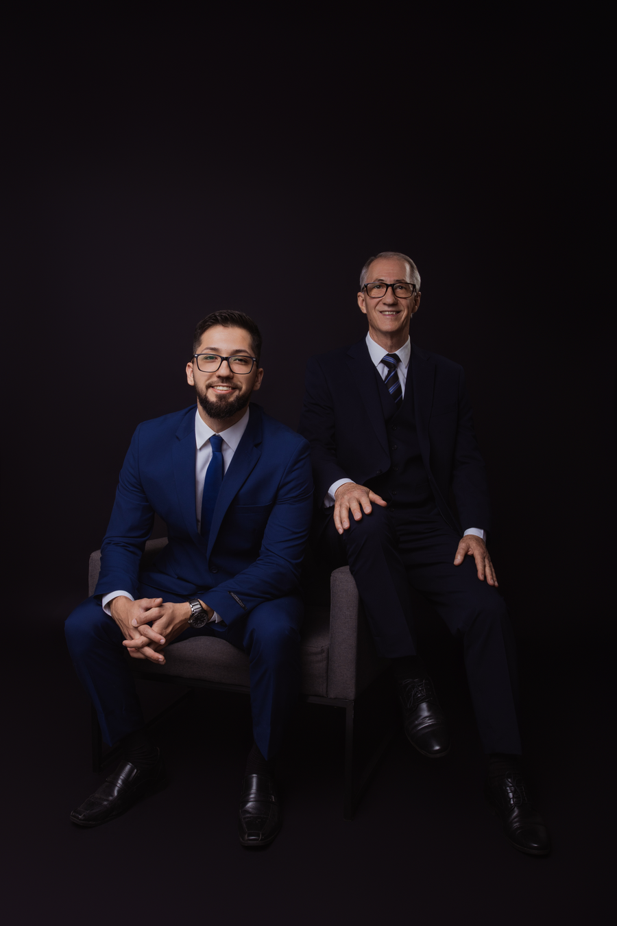 Sócios Dr. Davi e Dr. Vinicius de Oliveira reunidos